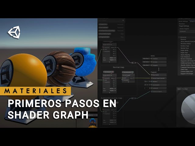 Fundamentos de Unity - Materiales: Primeros pasos en Shader Graph