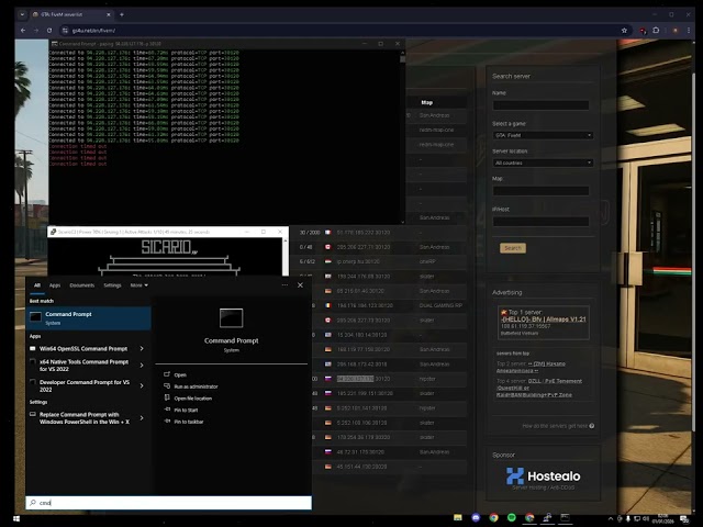 SICARIO C2/BOTNET vs Protected Fivem server, INSTA KILL. BEST C2/BOTNET, BEST POWER, CHEAPEST POWER.