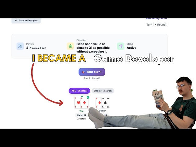 Web Developer Tries to Make a GAME with JavaScript / TypeScript