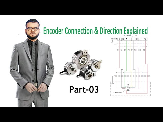 3 How to Connect Encoder & define the motor direction? এনকোডারের কানেকশান ও মোটরের ডাইরেকশান নির্ণয়।
