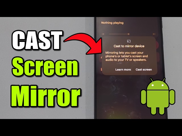 How to Use Screen Mirroring in Motorola Smartphone (Cast to TV)