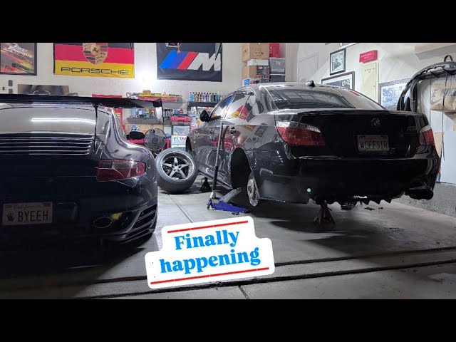 BMW e60 M5 - brand new tires make a HUGE difference
