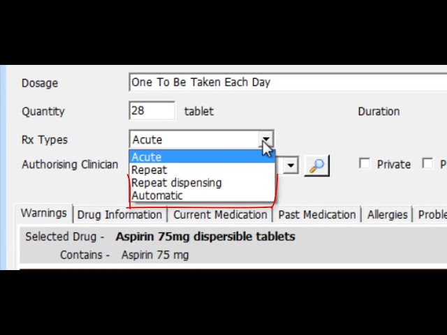 A guide to the medication module in EMIS Web