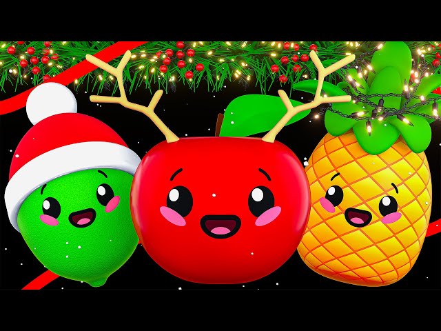 Christmas Holiday Live Stream! 🎄 🍎 |  Dancing Fruit Baby Sensory Video Visual Stimulation Animation