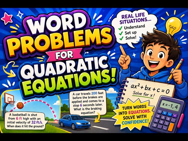 Word Problems: Quadratic Equations