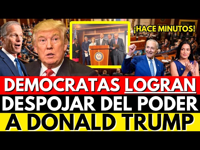 ÚLTIMA HORA: CONGRESO ORDENA REMOVER DEL PODER AL PRESIDENTE DONALD TRUMP!