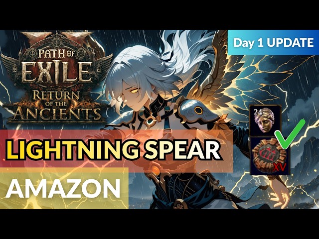 [PoE 2] Lightning Spear Blasting T15 Maps - Day 1 Update | 0.5 Return of the Ancient