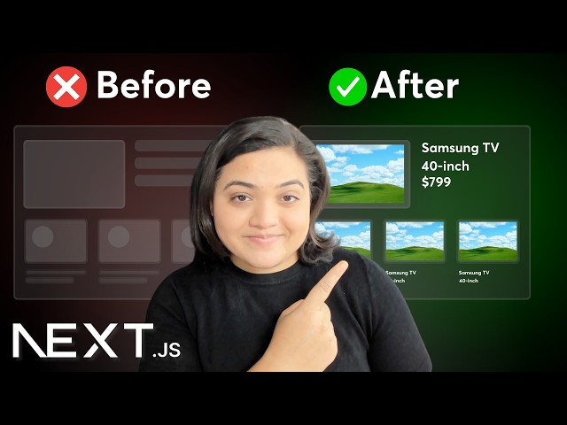 This One Line of Code Fixed my Slow Next.js App