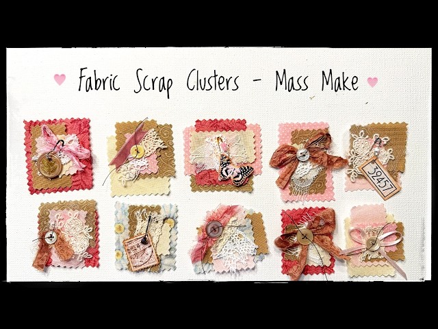 30 Day Ephemera Challenge - Day 19 - Mass Make  #cathysowinghappiness