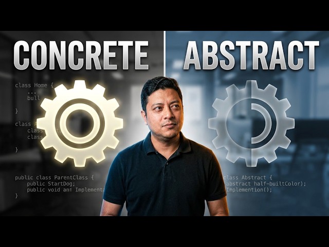 OOP Concepts | Part 16 | Partial Abstraction | Abstract keyword | Tech Simplified By AJ #inheritance
