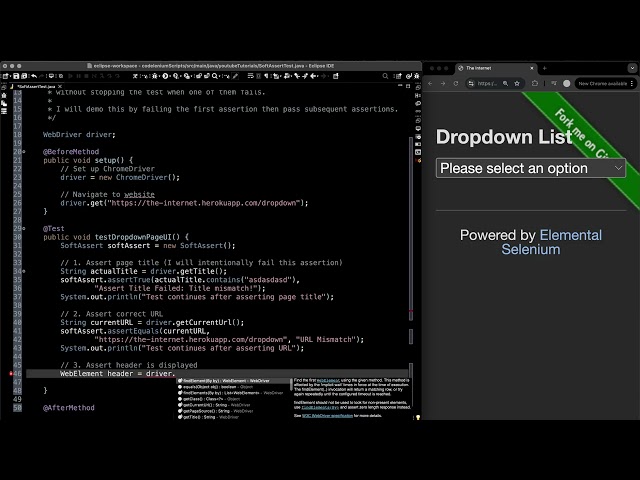 How to Use Soft Assert (Tutorial) | Selenium + TestNG + Java