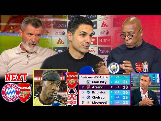Ian Wright Goes Crazy! 🔥 Nottingham vs Arsenal 0-1 Madueke Wins It Late | Arteta Ready for Bayern