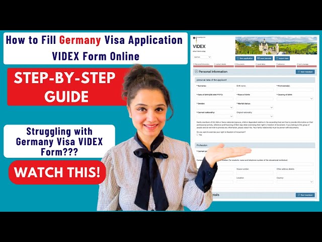 How to Fill Germany Tourist Visa Application Form Online | Complete Walkthrough & Mistakes to Avoid