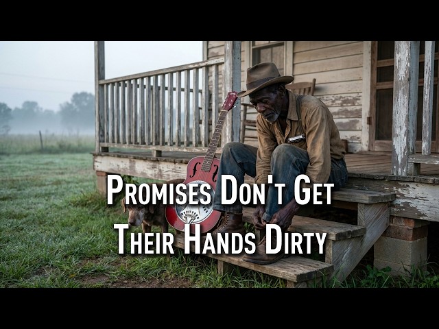 Promises Don't Get Their Hands Dirty | Old Man Wisdom Blues | Delta Blues Brother