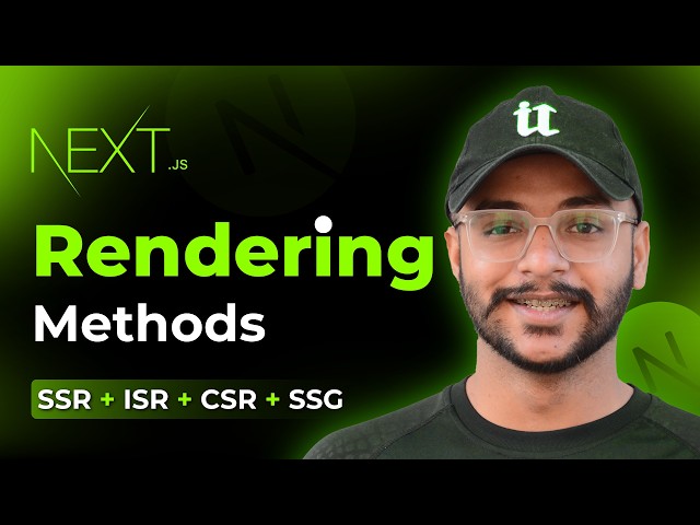 Rendering Techniques in Next.js Explained | SSR, SSG, ISR & CSR