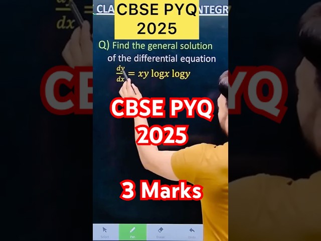 Q) Find the general solution of the differential equation dy/dx = xy log x log y