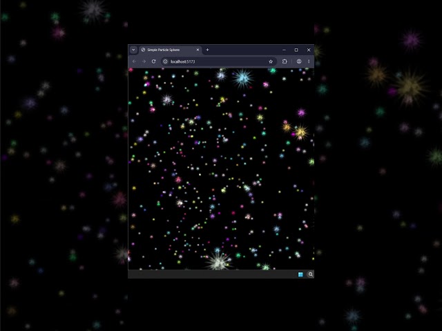 html, css and JS❤️😍❤️‍🔥 -particles  #webdevelopment #creative #coding #programming #study #music