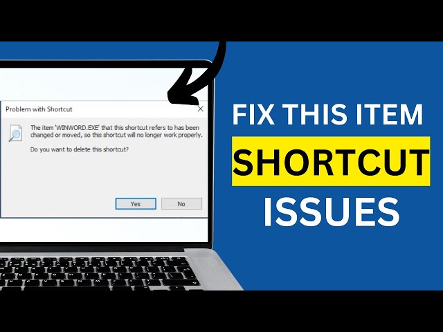 How to Fix The Item That This Shortcut Refers to Has Been Changed or Moved in Windows