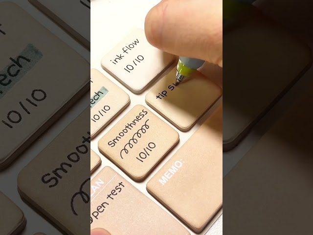 No smudging — just one of the many underrated advantages of this pen.| WRITECH Gel Pens