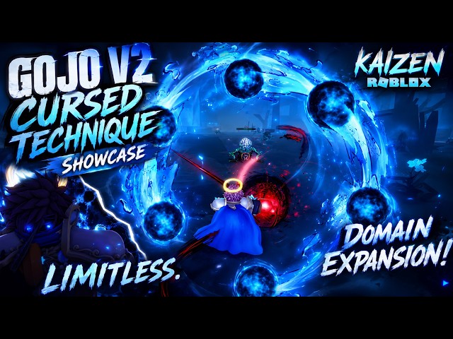 NEW GOJO V2 CURSED TECHNIQUE FULL SHOWCASE + GUIDE | KAIZEN