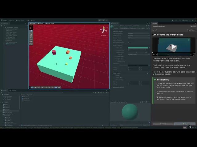 Trying to learn Unity EP.1 / Doing Unity's tutorial!
