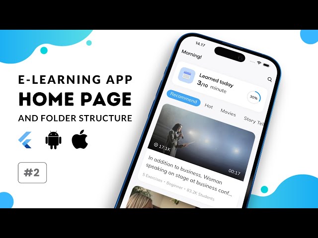 Flutter E-Learning App 🚀 Build the Home Screen in Minutes