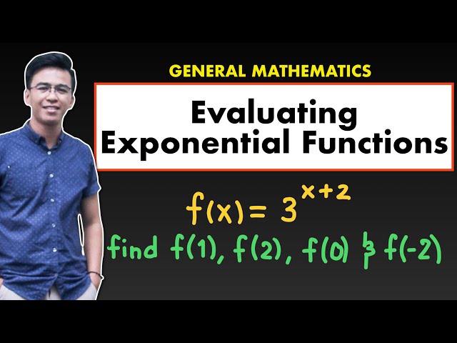 Evaluating Exponential Functions | General Mathematics @MathTeacherGon