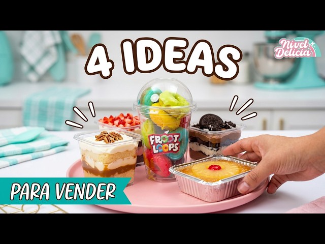 🤑💡 Start your home-based BAKING BUSINESS with these 4 dessert IDEAS TO SELL