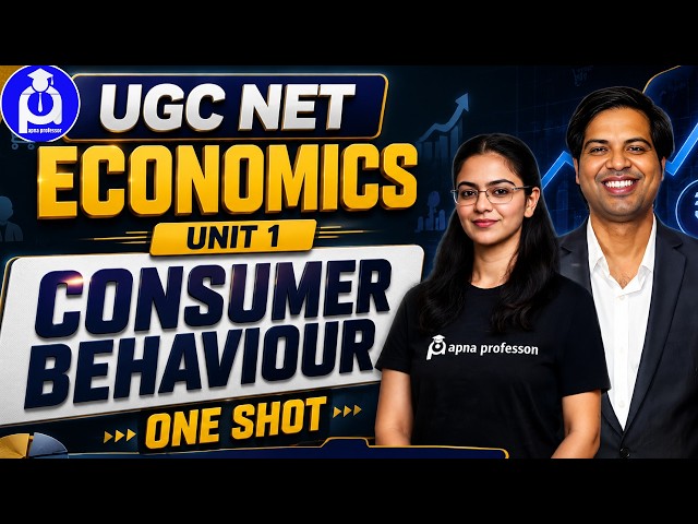 UGC NET Economics Unit 1 | Consumer Behaviour Complete One Shot Revision || @DrLokeshBali​