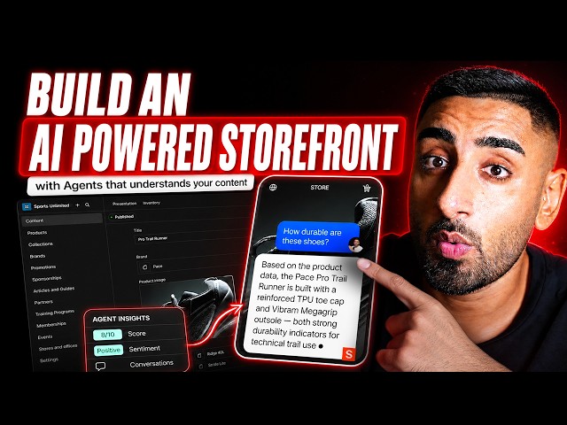 🟢 Learn to Build an AI Powered Storefront! | Beginner Series Ep#17 (Grok 4.6, Sanity Context, Clerk)