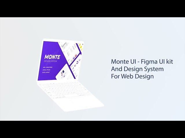 Monte UI - Figma UI kit And Design System For Web Design