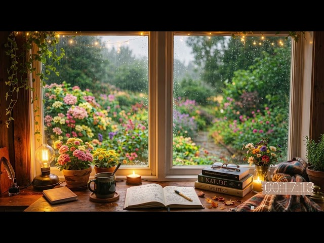 30-Minute Study Timer with Rain & Thunderstorms 🌧️ Deep Work Ambient