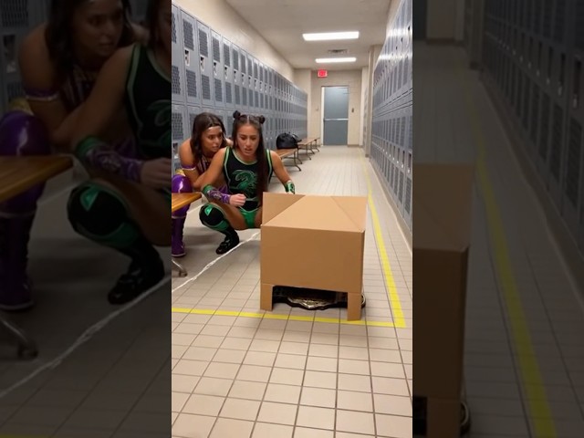 "Trapping Trouble: Locker Room Shenanigans with the Tiny Titans!"