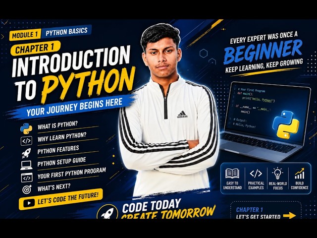 Chapter 1 Introduction to Python .(Python Experts Series)Tutorial for beginners...