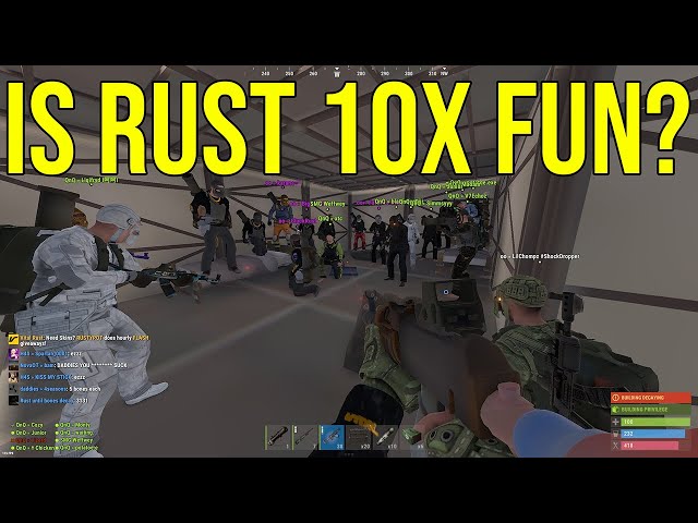 Are Rust 10x servers fun?