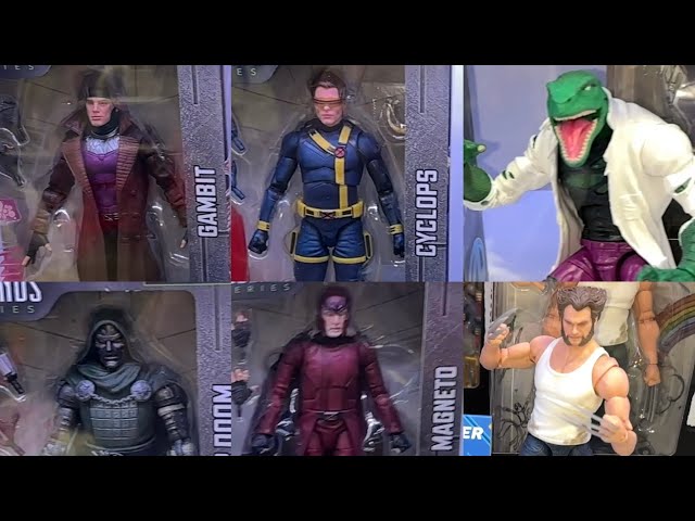 New Marvel Avengers Doomsday action figures on display Hasbro Pulse booth fan expo Toronto 
