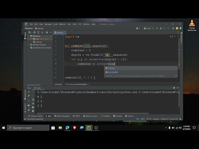 Combining/Splitting Numbers in Python ~ Combining Numbers Part 1