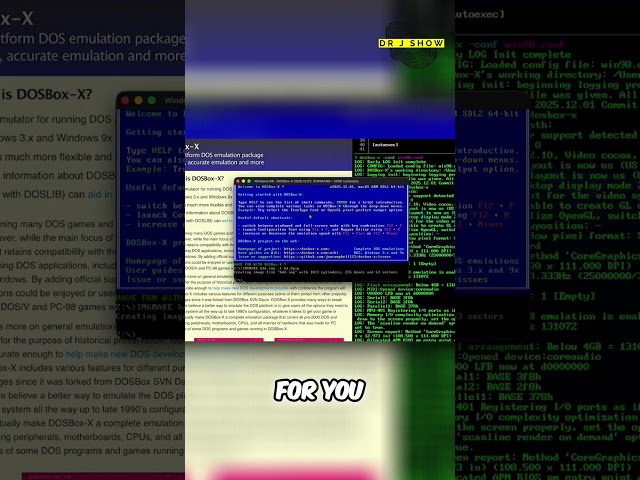 Install Windows 98 on M1 Mac! DOSBox-X Guide #shorts