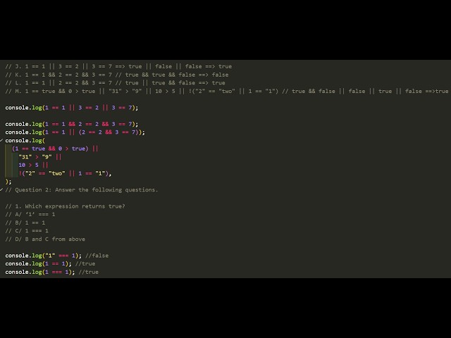 JavaScript Programming Basics: Practice Exercises – Part 1