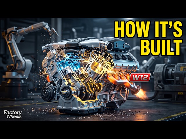 Bentley W12 Engine Assembly (How It’s Built) | Full Factory Process | Cars Engine