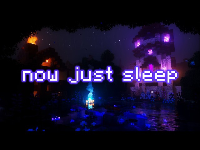 leave the thinking for tomorrow... (minecraft music w/ heavy rain)