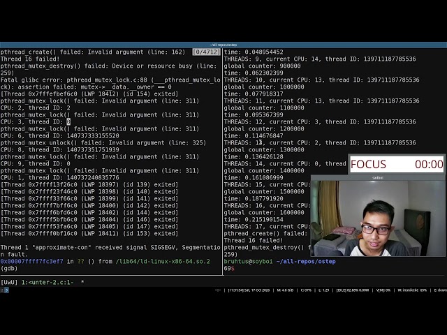 Live study: read along book "Operating Systems: Three Easy Pieces" (Part 217)