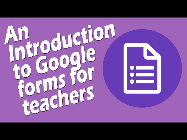 Google Forms Tips for Teachers