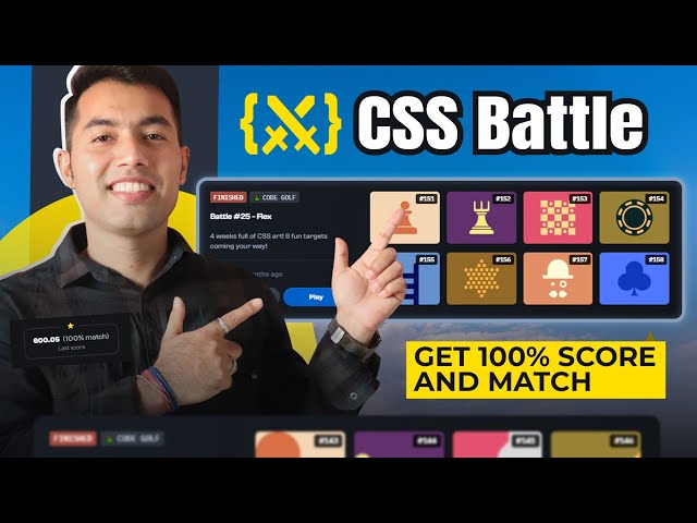 World's Best CSS Course Done? Challenge CSS Battle for 100% Score! 🔥