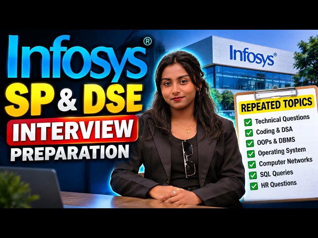 Infosys SP & DSE Interview Preparation | Important Topics to Cover