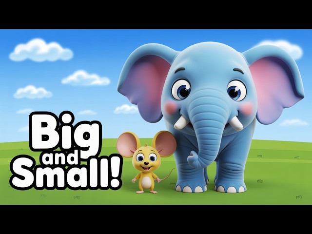 Opposites for Toddlers: Big & Small, Up & Down! | Fun Animated Learning
