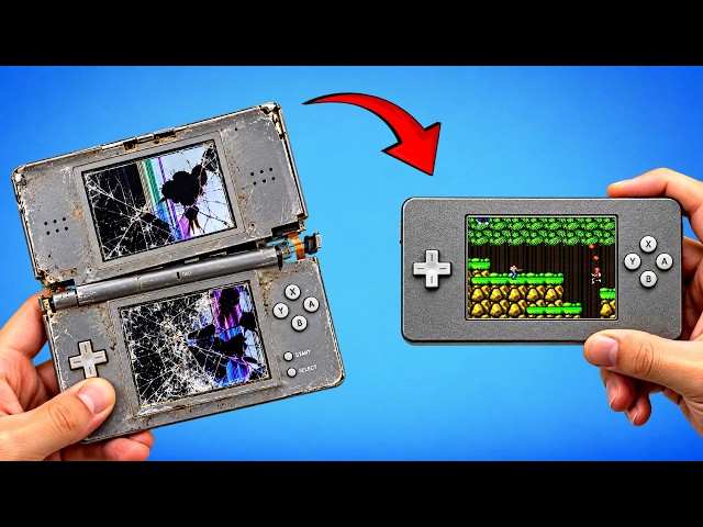 I Turned A Broken Nintendo DS Lite Into A Tiny Retro Gaming Console