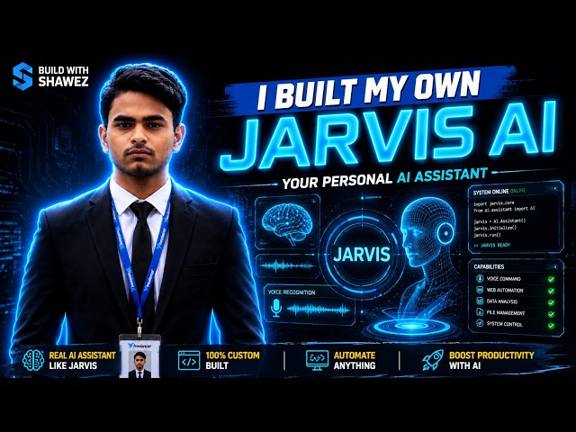 Build Your Own JARVIS AI Assistant using Python 🔥 (Step-by-Step Hindi)I Created My Own JARVIS AI )