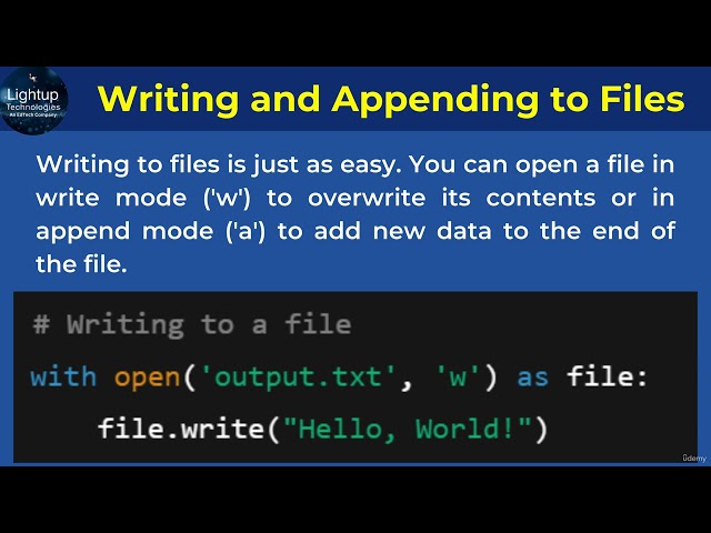 12  Python Modules, Packages & File Handling Read, Write, Delete Files Explained