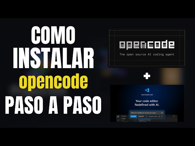 How to INSTALL and USE OpenCode in Visual Studio Code | Free AI